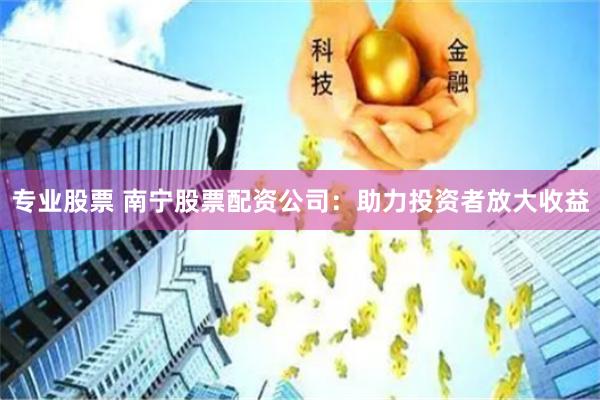 专业股票 南宁股票配资公司：助力投资者放大收益